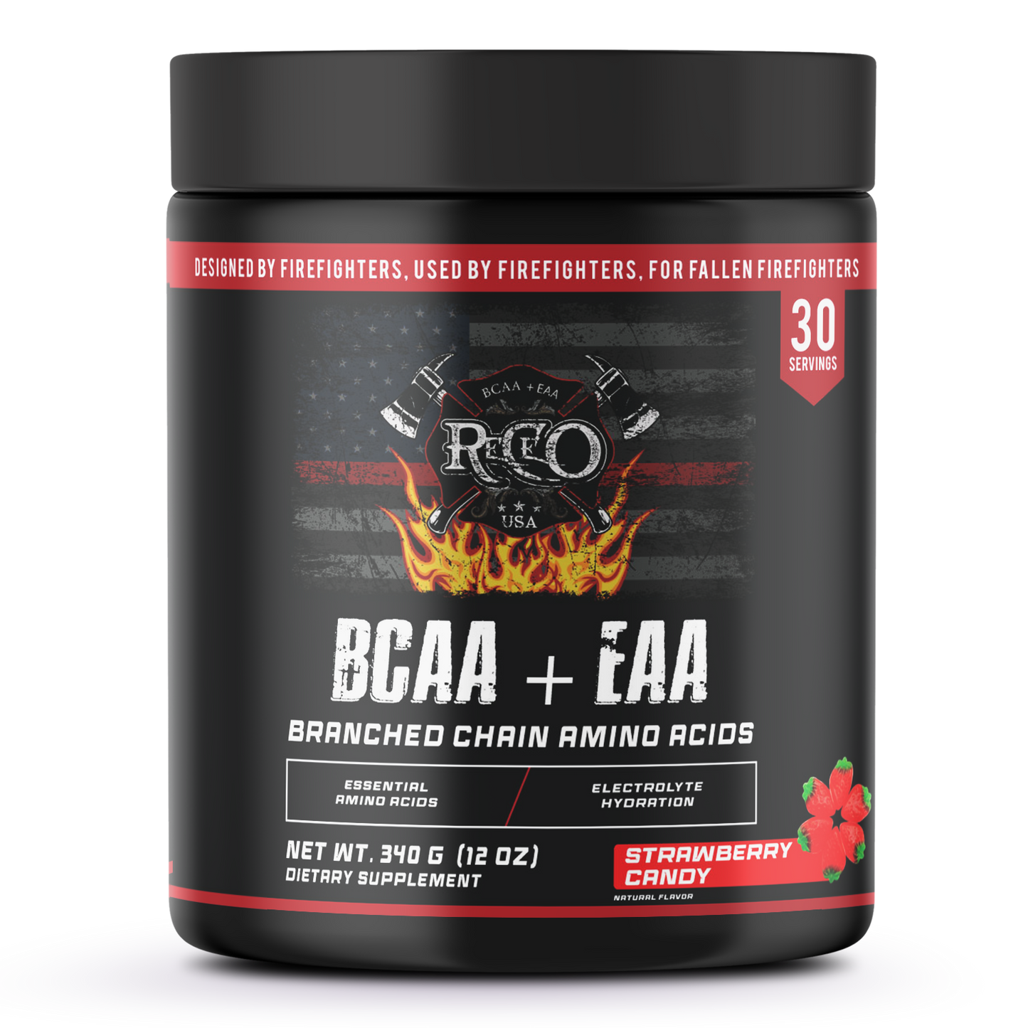 BCAA + EAA Strawberry Candy 300g w/Natural Flavor