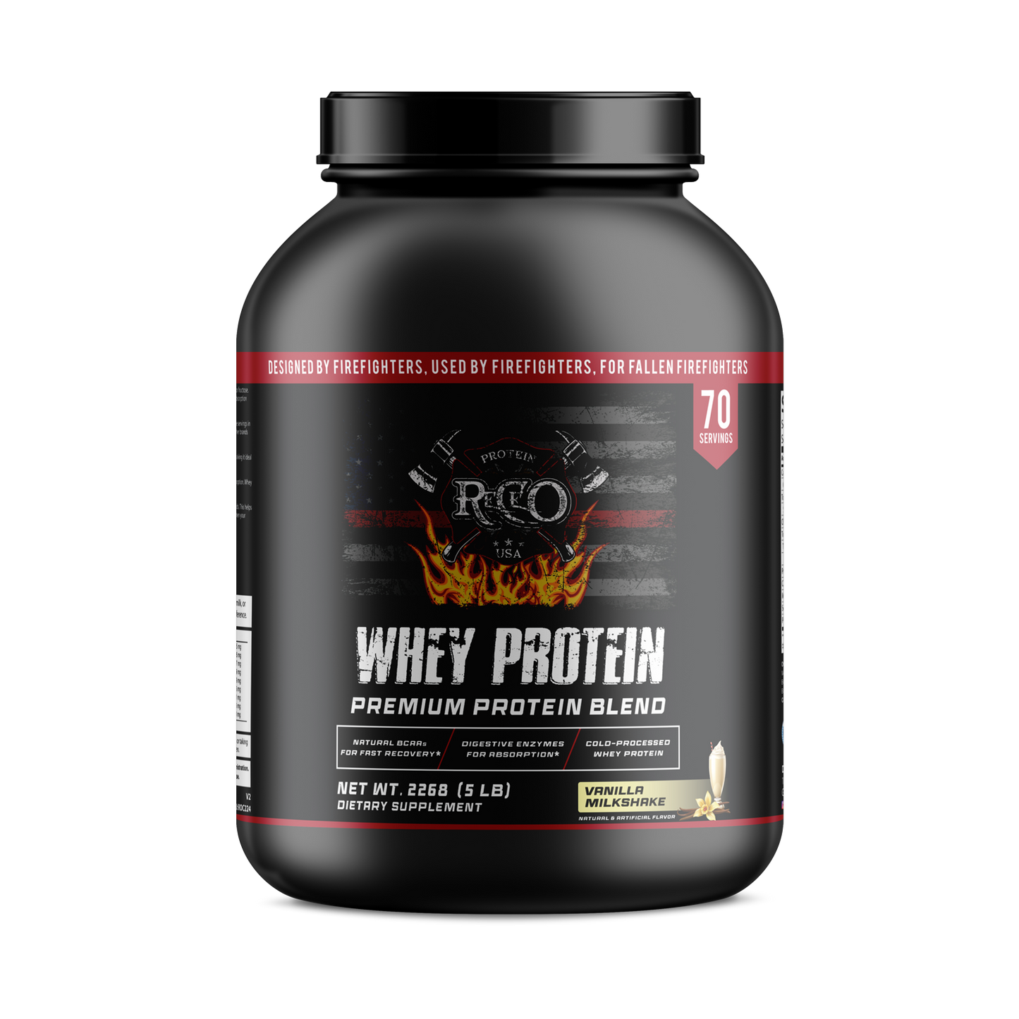 5lb Whey Protein Vanilla – 70 servings