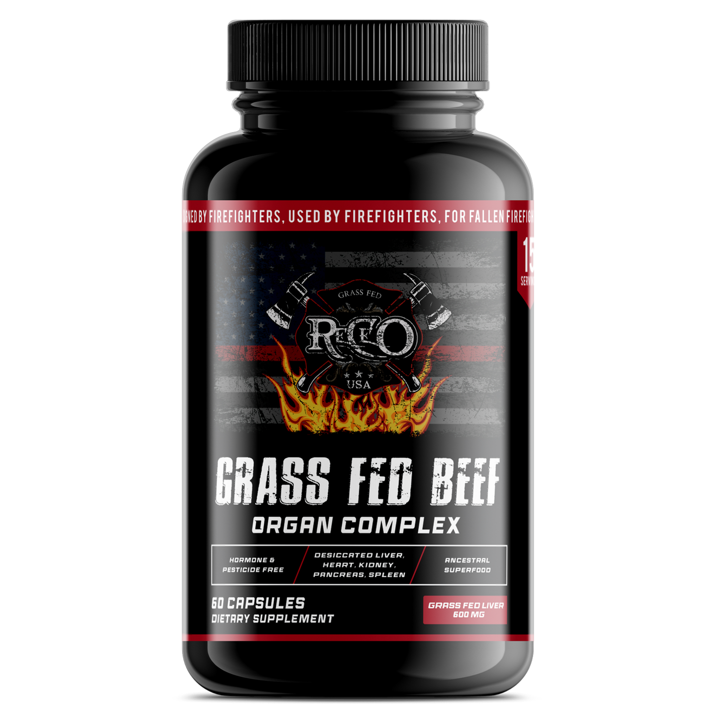 Grass Fed Beef Organ Complex – Ancestral Superfood – Desiccated Liver, Heart, Kidney, Pancreas, Spleen