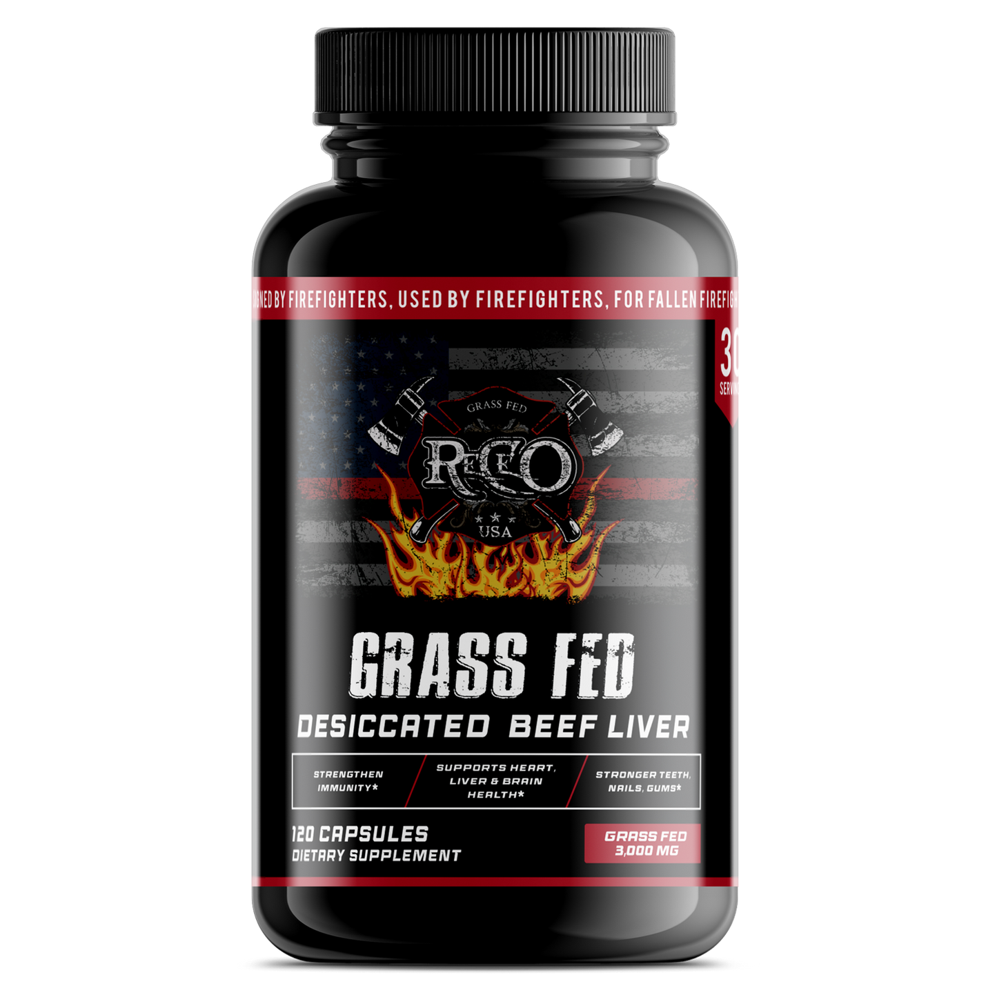 Grass Fed Desiccated Beef Liver Capsules – Pasture Raised