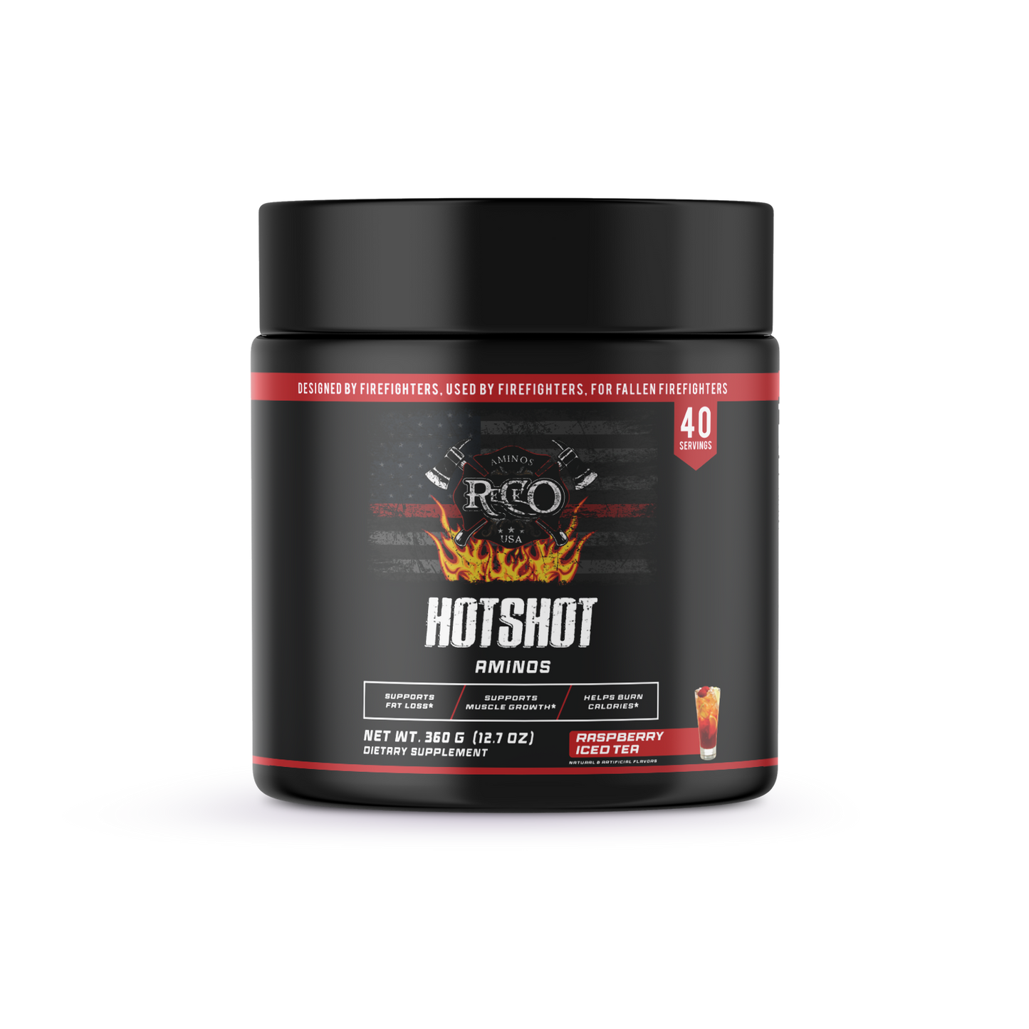 Hot Shot Raspberry Iced Tea 360g