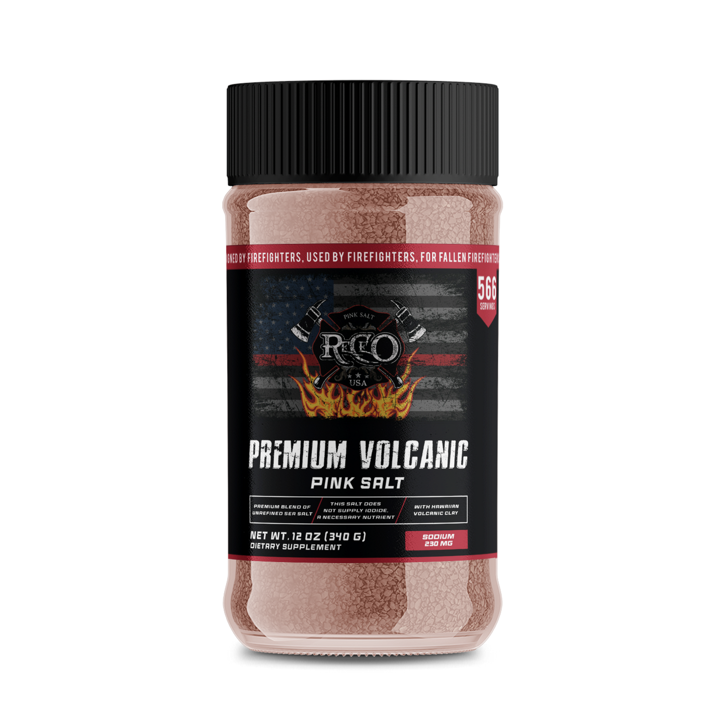 Premium Volcanic Pink Salt 12 oz