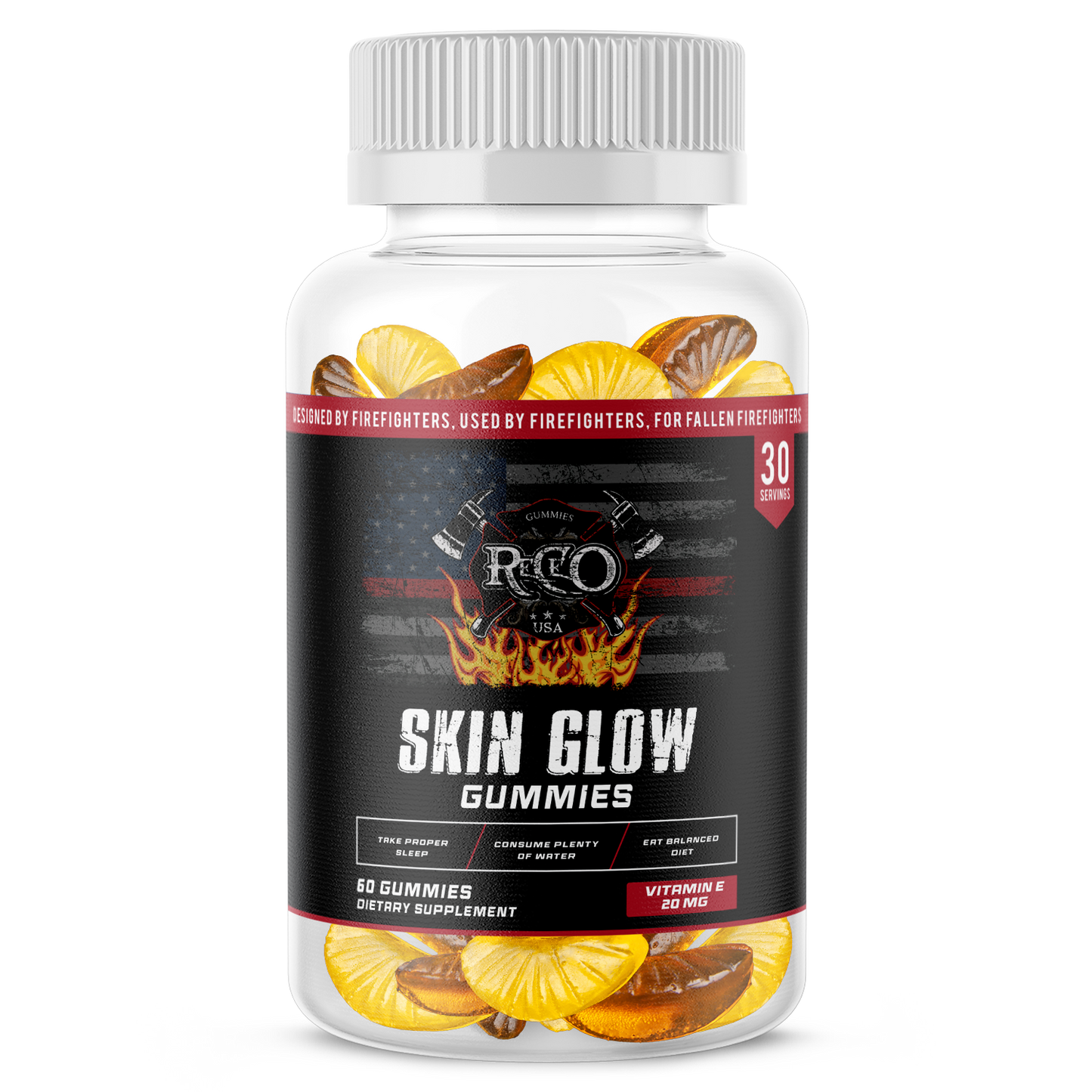 Skin Glow Gummies w/ Biotin + C + E