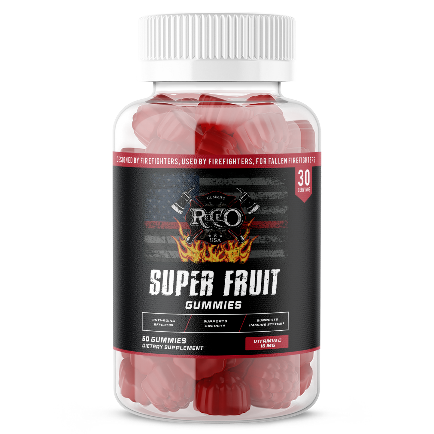 Super Fruit Gummies w/Essential Vitamins
