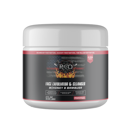 Face Exfoliator & Cleanser w/Honey & Bambusa Arundinacea Stem Extract, USA Made, Clean