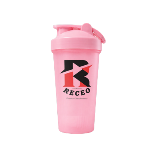 Receo Logo Protein Shaker | Sports Gym Bottle