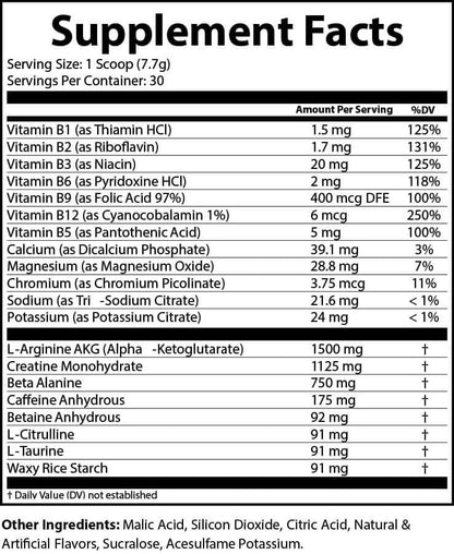 Flash Point Pre-Workout (Watermelon)