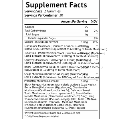 Premium Mushroom Complex Gummies